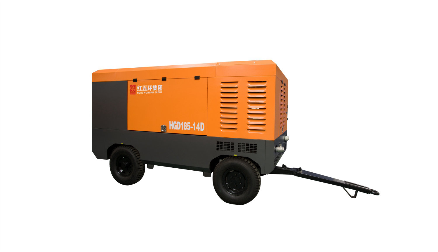電驅(qū)-HGD兩級壓縮高壓系列移動空壓機 HGD200、HGD250 電移